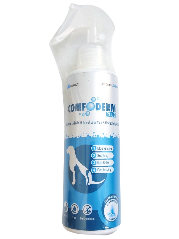TTK Comfoderm Plus Oatmeal Spray Instant Moisturizer for Dogs and Cats