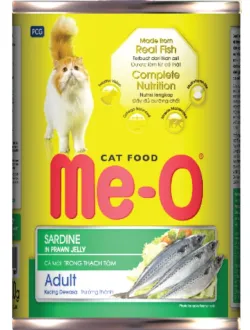 MeO Sardine Prawn in Jelly Can Cat Wet Food