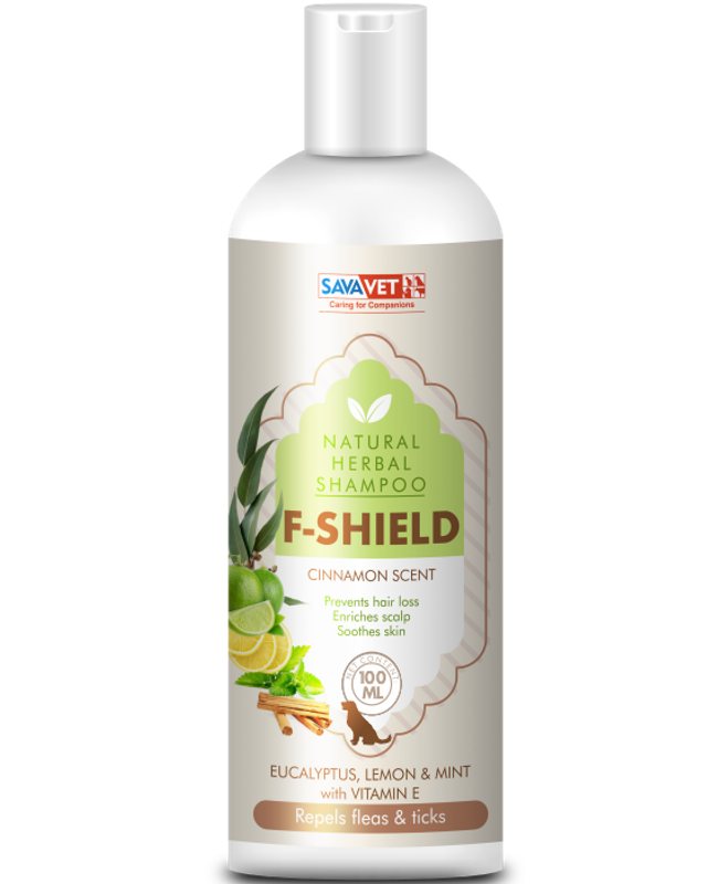 Savavet F-Shield Anti Tick and Flea Herbal Dog Shampoo