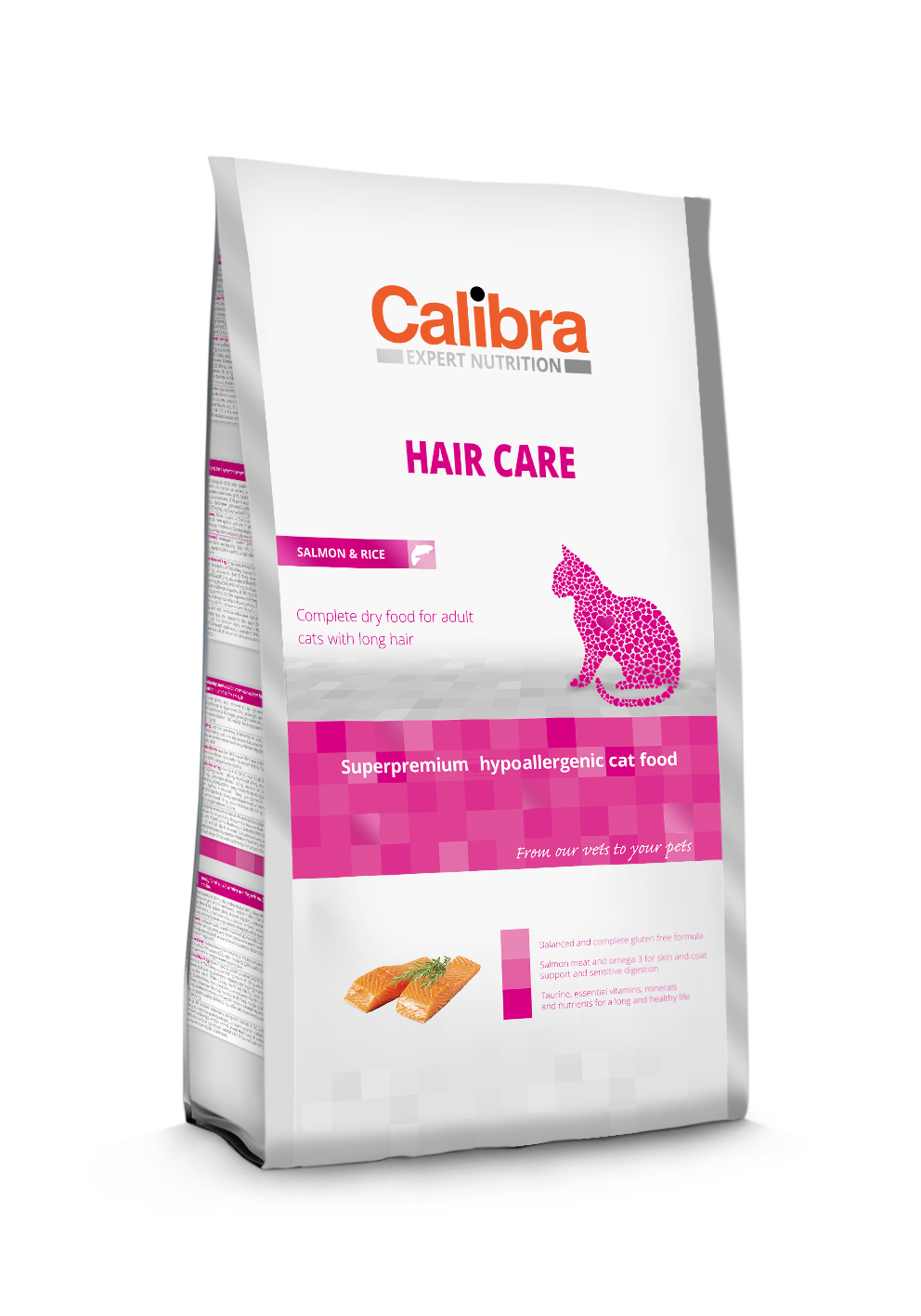 Calibra Hair Care Cat Food, Salmon & Rice - Ofypets