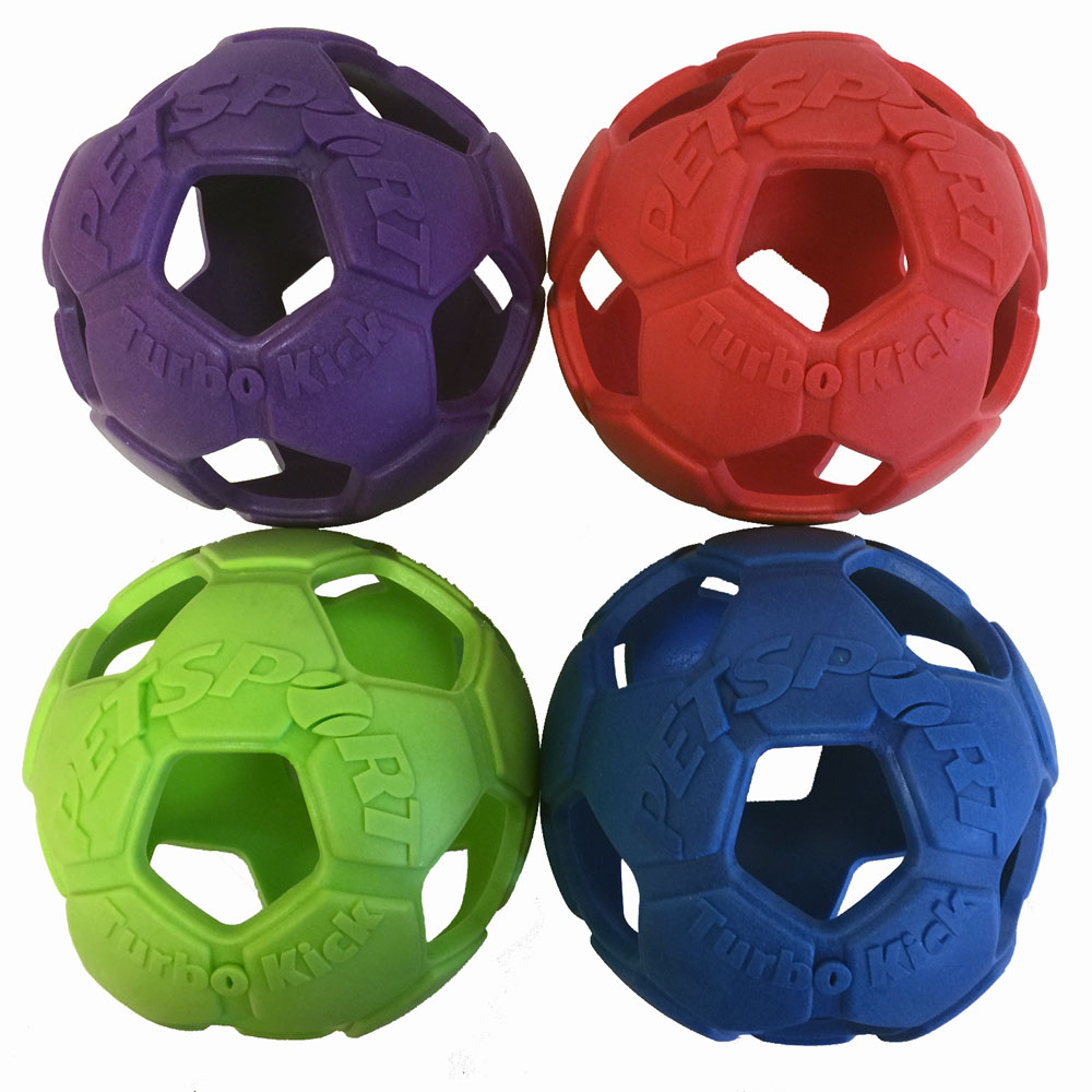 Petsport Turbo Kick Soccer Ball,2.5 Inch