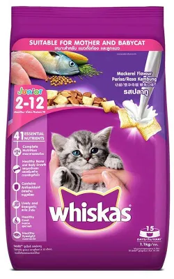 Whiskas Junior Mackerel Flavour Kitten Food