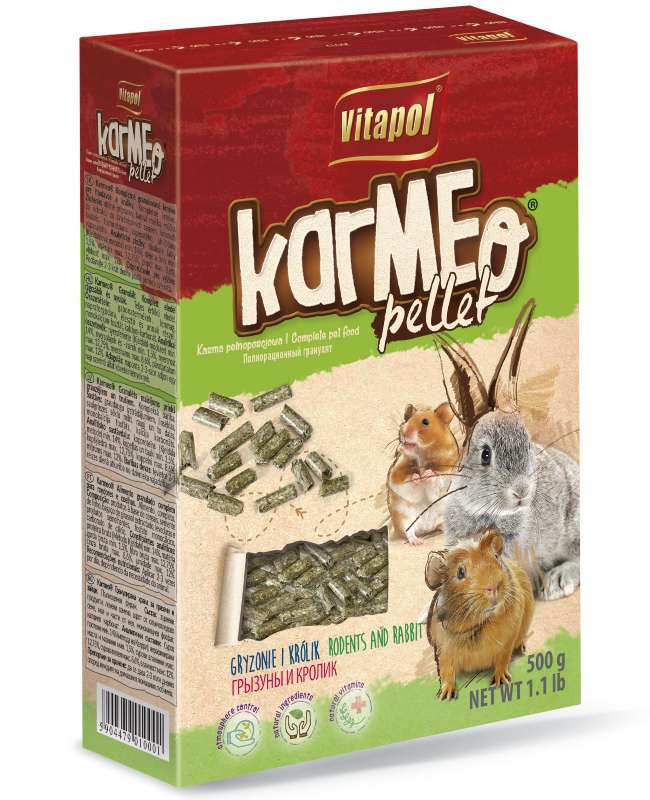 Vitapol Karmeo Pellet Food for Rabbits, Guinea Pigs and Hamsters