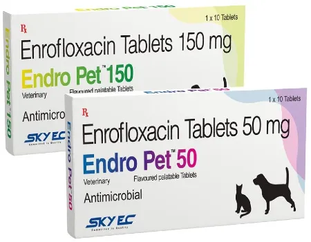 SkyEc Endro Pet Enrofloxacin Anti-Microbial Tablets For Dogs and Cats