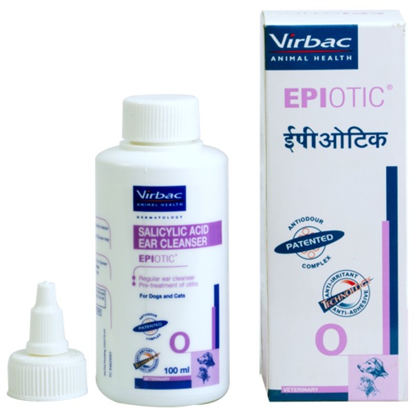 Virbac Epiotic Salicylic Acid Ear Cleanser For Dogs and Cats