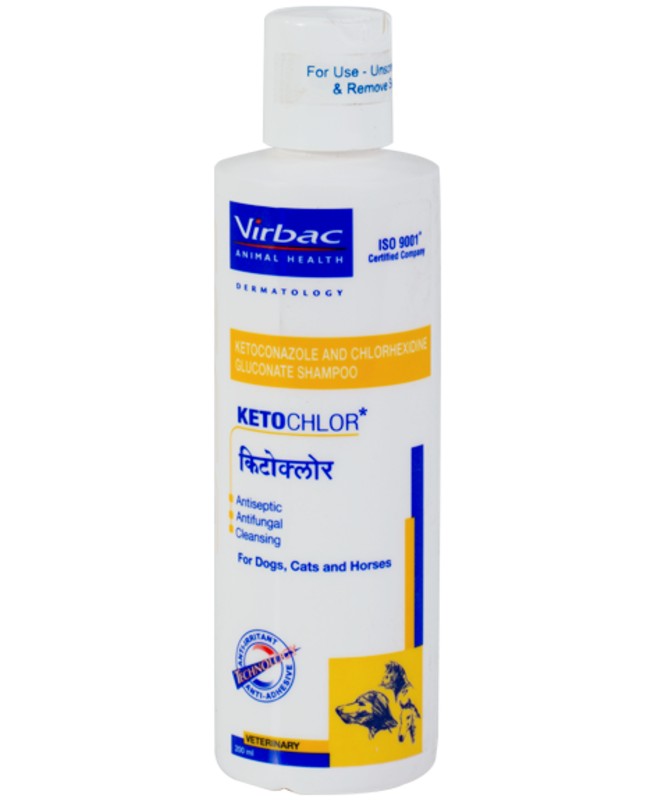 Virbac Ketochlor Chlorhexidine and Ketoconazole Medicated Shampoo For Dogs and Cats