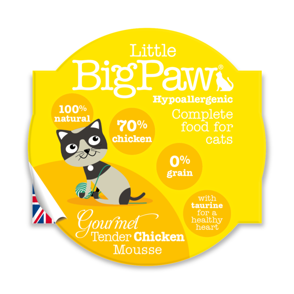 Little BigPaw Gourmet Tender Chicken Cat Gravy In Cups - Ofypes