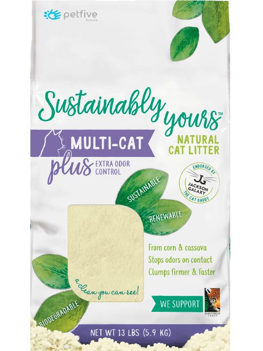 Sustainably Yours Multi-Cat Plus Natural Cat Litter