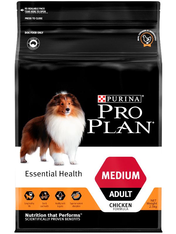 Purina Pro Plan Essential Health Medium Breed Adult Dog Food