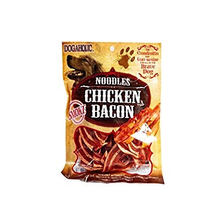Dogaholic Noodles Chicken Bacon Strips Smoked - Ofypets