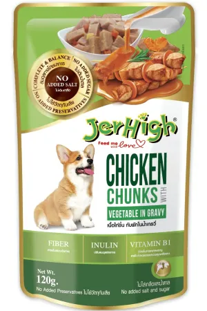 Jerhigh Chicken and Vegetable in Gravy Dog Wet Food