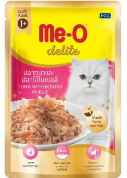 MeO Delite Tuna with Bonito in Jelly Cat Wet Food