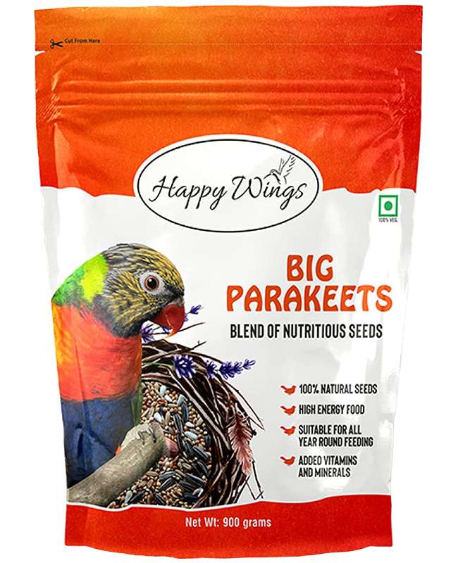 Happy Wings Big Parakeets Bird Food