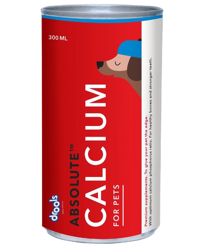Drools Absolute Calcium Syrup Dog Supplement