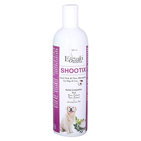Lozalo Shootix Anti Tick & Flea Shampoo for Pets 500ml - Ofypets