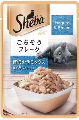 Sheba Maguro and Bream Cat Wet Food