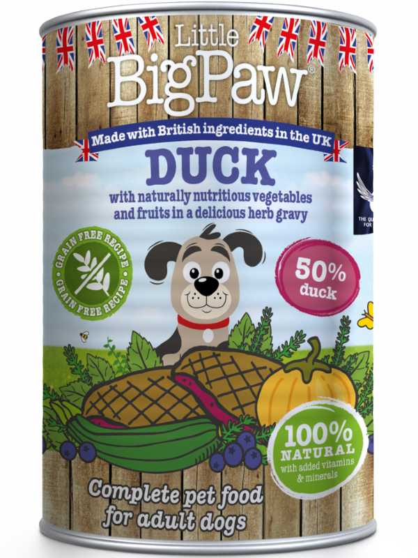 Little BigPaw Duck with Blueberries Grain Free Dog Wet Food