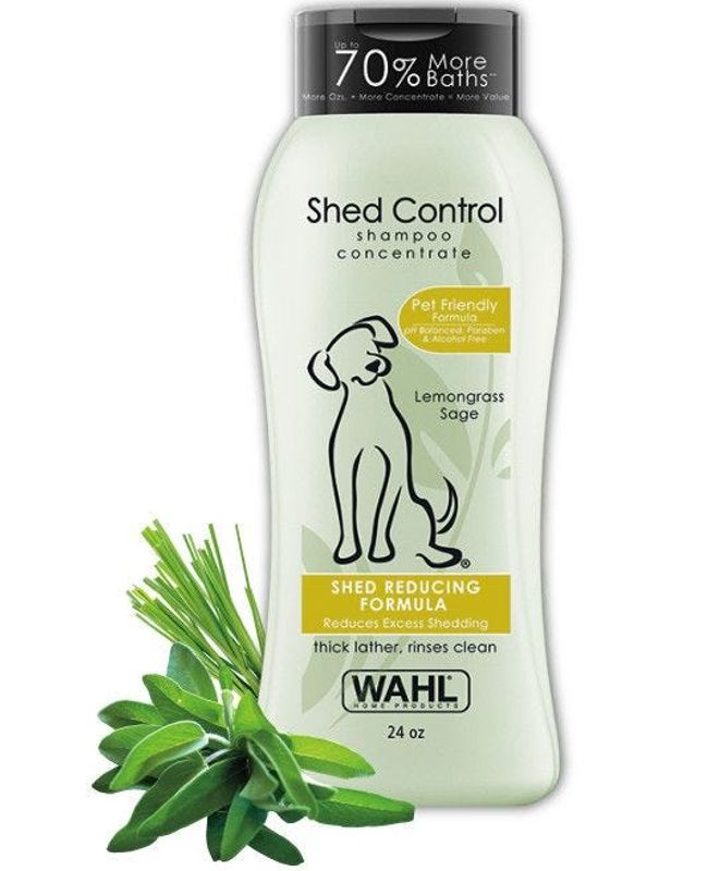 Wahl Shed Control Shampoo for Dogs Sage and Lemongrass