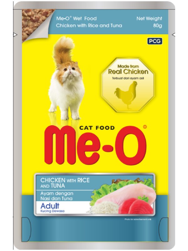 MeO Chicken With Rice And Tuna Cat Wet Food