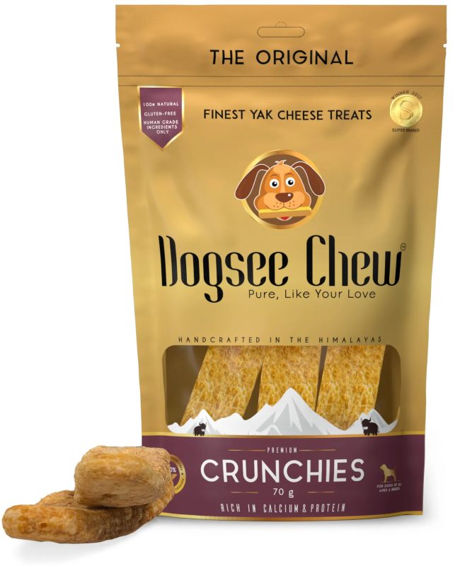 Dogsee Chew Cheese Crunchies Premium Soft Dental Treats for Puppies and ...