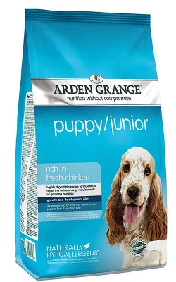 Arden Grange Chicken Puppy Junior Hypoallergenic Dog Food