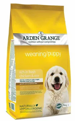 Arden Grange Chicken and Rice Weaning Puppy Starter Hypoallergenic Dog Food