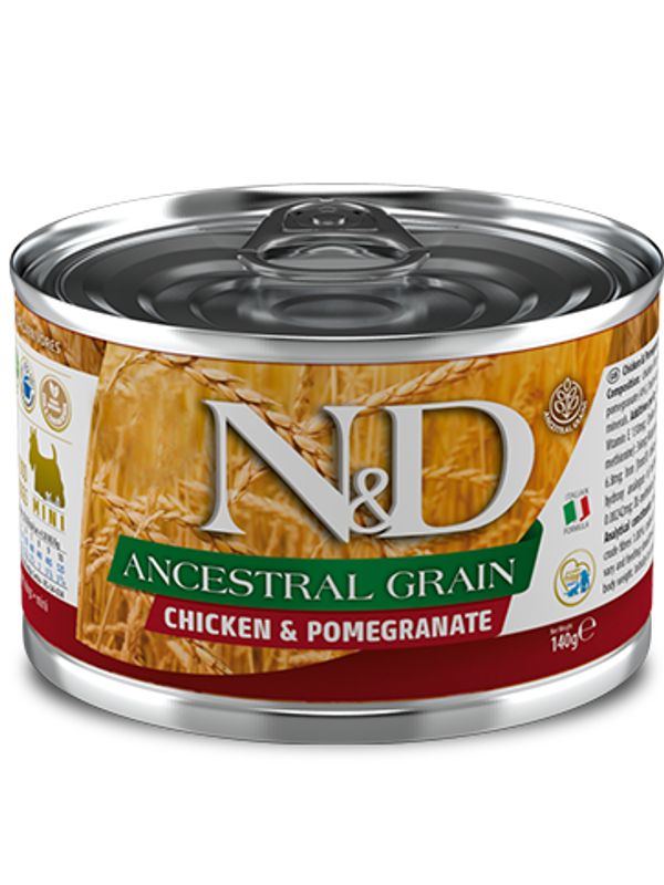 Farmina N&D Ancestral Grain Chicken And Pomegranate Mini Adult Wet Dog Food