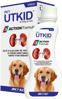 SkyEc Pet UTKID Urinary and Renal Supplement for Dogs and Cats