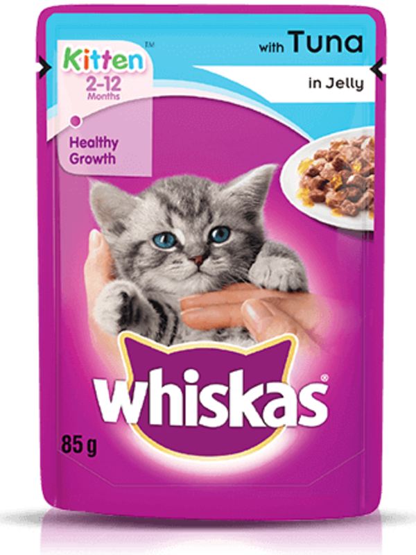 Whiskas Kitten Tuna Jelly 