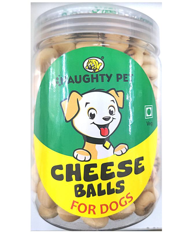 Naughty Pet Cheese Balls Vegetarian Treats for Puppies and Dogs