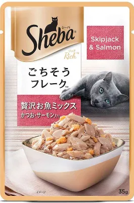 Sheba Skipjack and Salmon Cat Wet Food