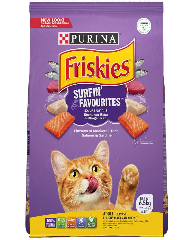 Purina Friskies Surfin Favourites Mackerel Tuna Salmon Sardine Adult ...